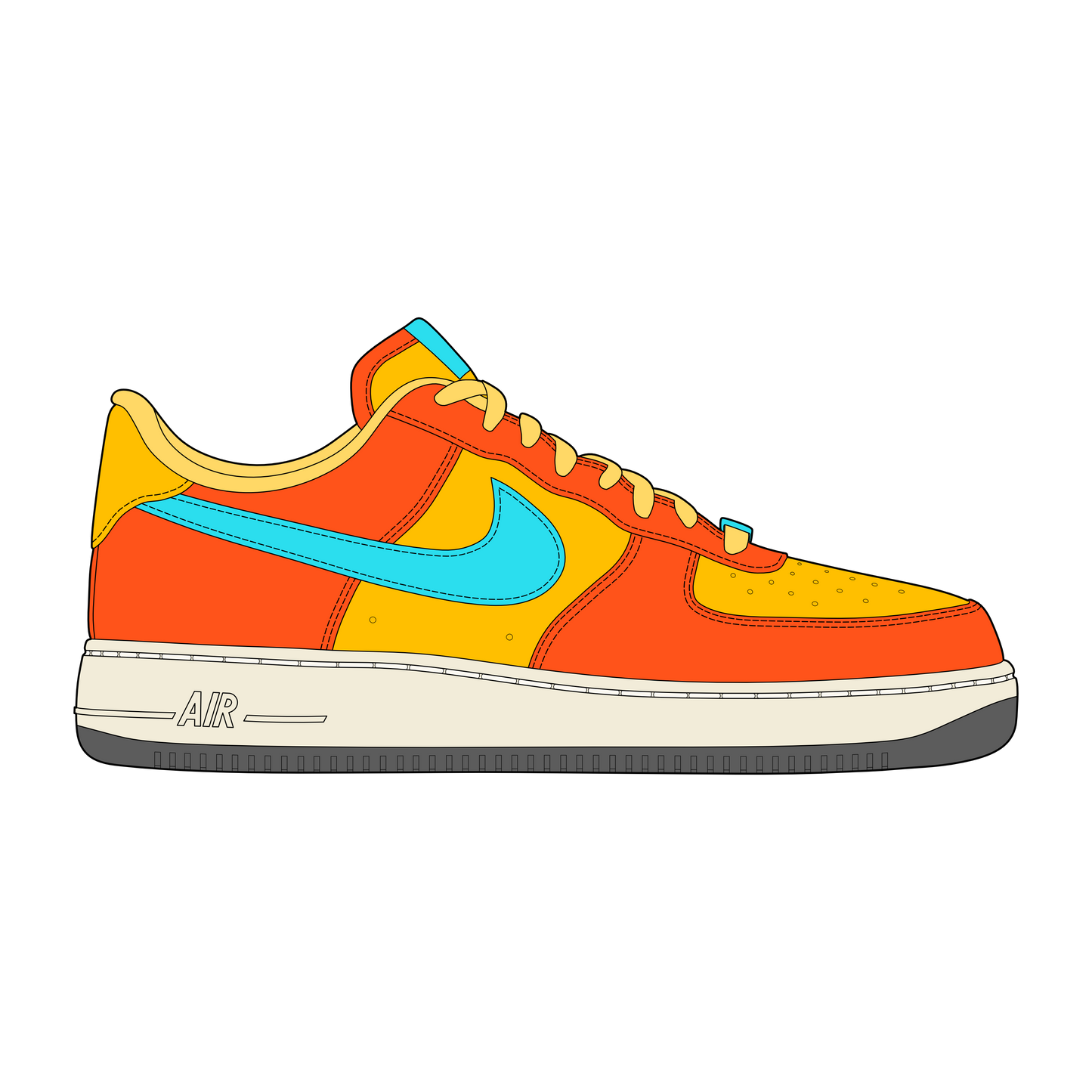 Colorway Template: Air Force 1